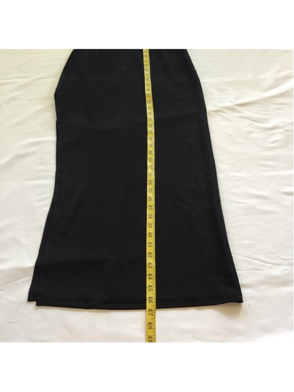 NWT- JLCNCUE Women's Elegant Sexy Strapless Black Midi Dress Size M - Picture 10 of 11